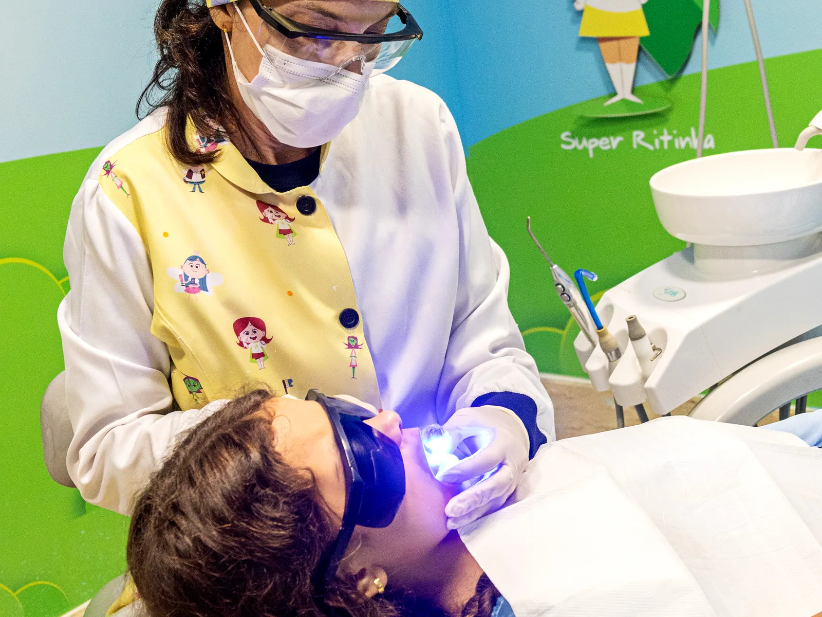 Atendimento odontopediátrico no Spa Rita Trindade
